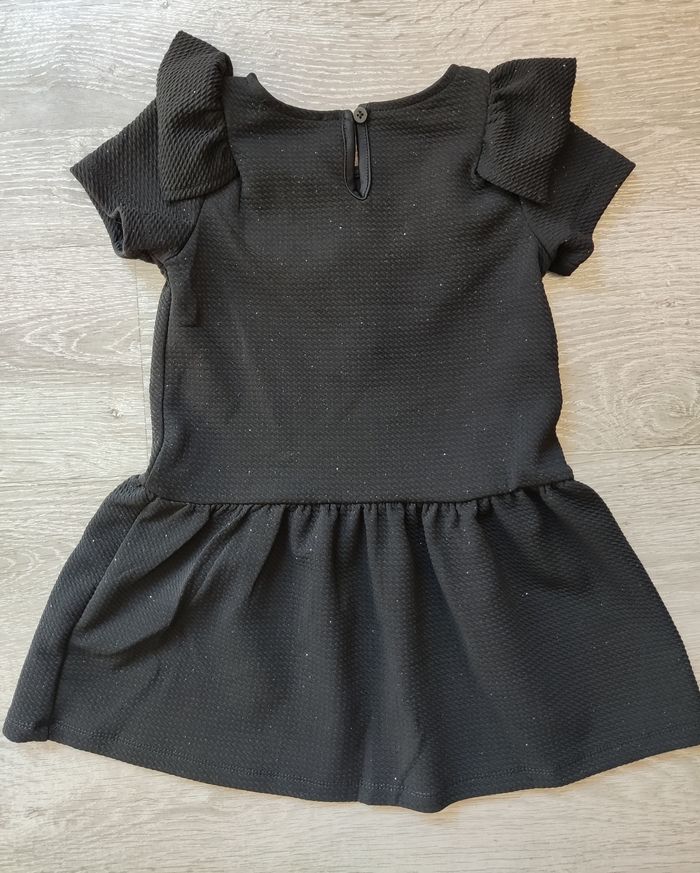 Robe de soirée noire à paillettes, bébé filles 3 ans, Tex, neuve - photo numéro 2