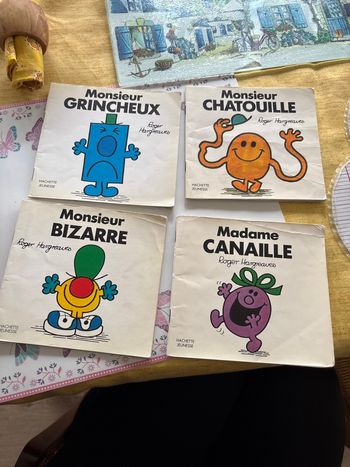 Lot de 4 livres Monsieur et Madame