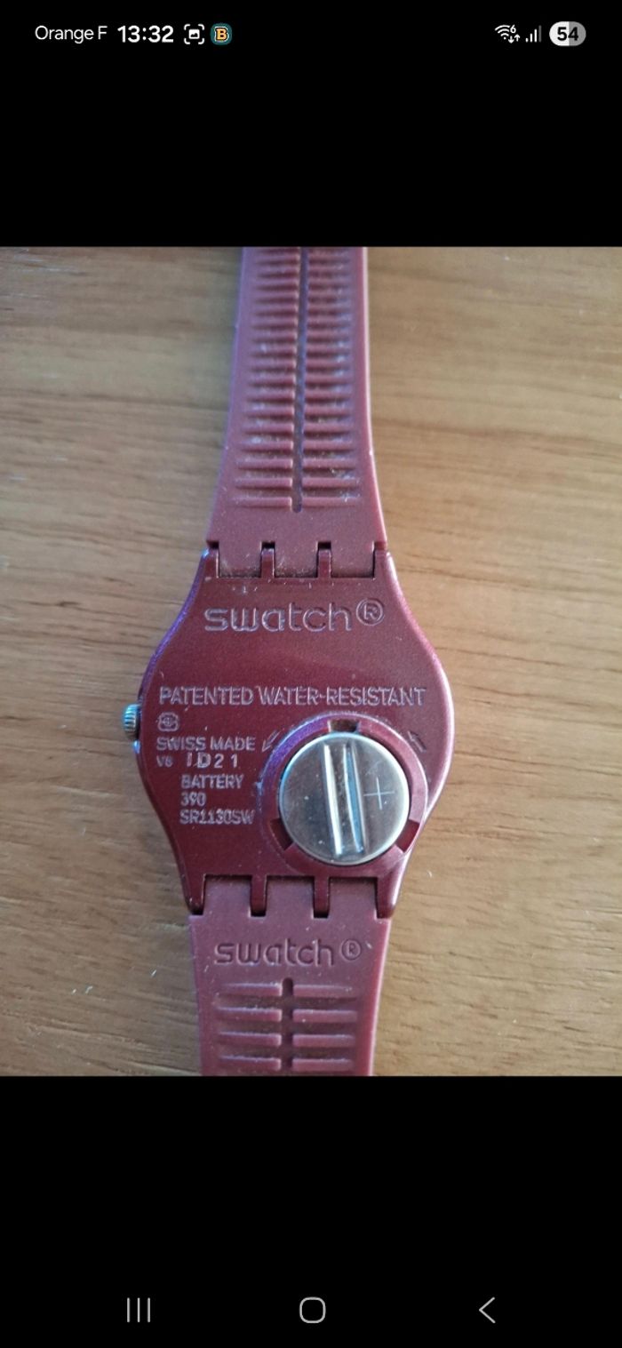 Montre swatch - photo numéro 3