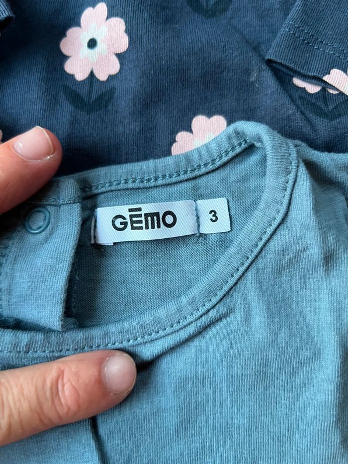 Lot de 4 t-shirts à manches longues fille 3 ans - photo numéro 3