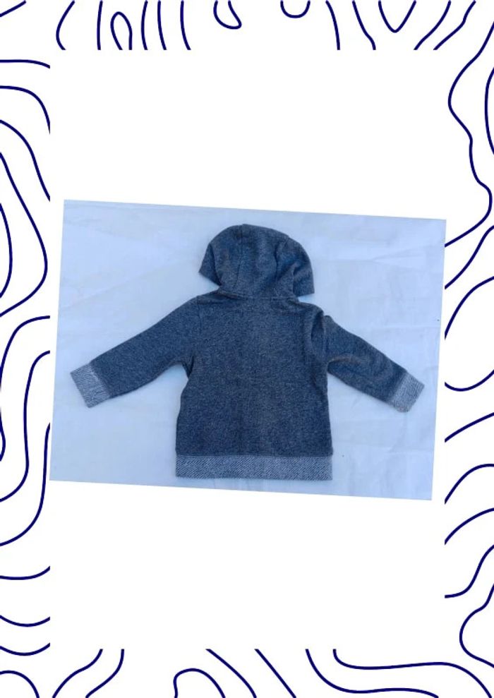 Sweat zippé à capuche 6 mois Orchestra - photo numéro 4