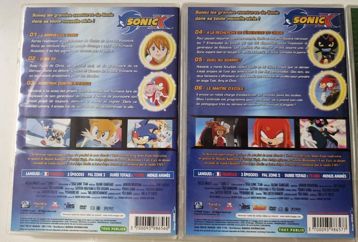 Lot 5 Dvd Sonic - photo numéro 3