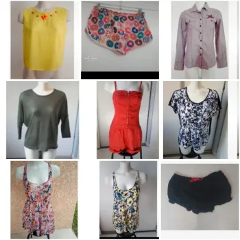 Lot de 9 vêtements top femme 38 en très bon état