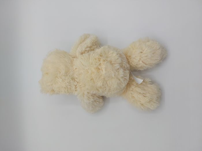 Peluche doudou ours crème écru beige MT MICHEL TOYS fourrure 26 cm yeux durs TBE - photo numéro 2