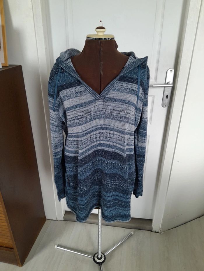 Pull capuche ajouré en coton Eddie Bauer