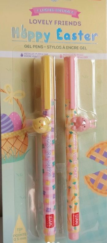 Légami Hoppy Easter, Pâques 2026, set de 2 stylos.