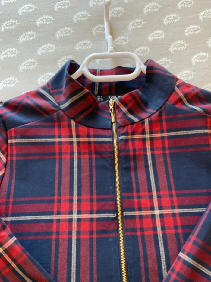 Robe écossaise trapèze Zara taille S - photo numéro 14