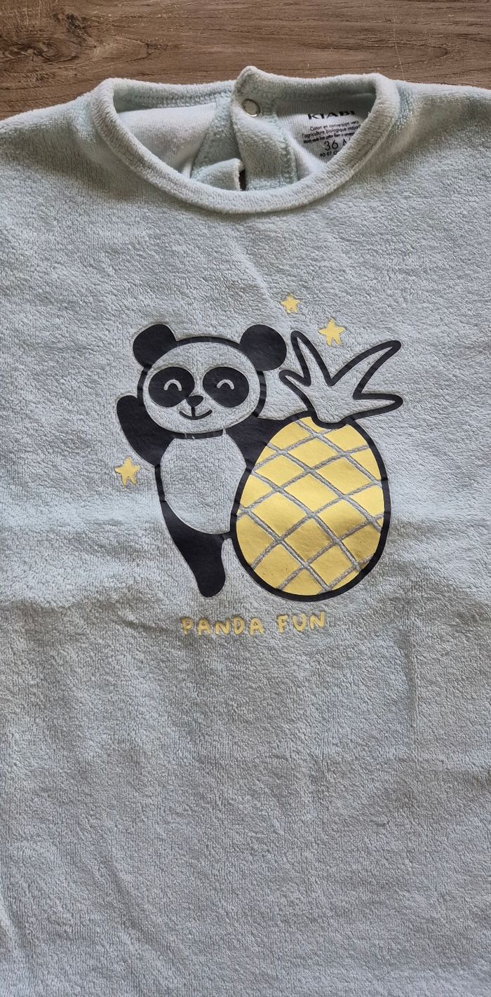 Pyjama velours 36 mois 🐼 - photo numéro 3
