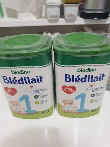 Lot de 2 boite de lait bledilait