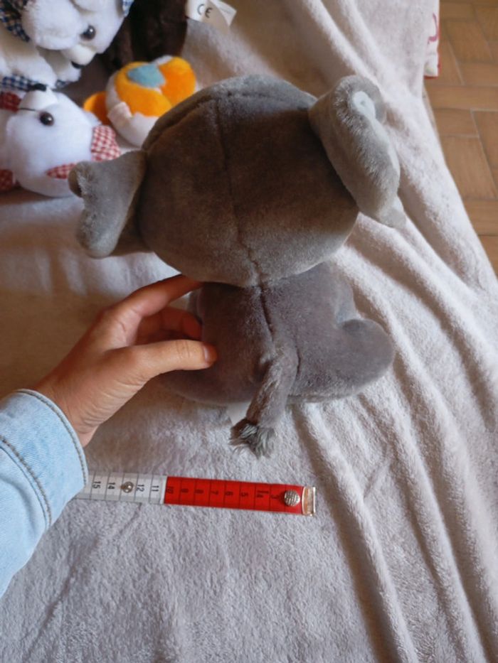 Peluche éléphant - photo numéro 2
