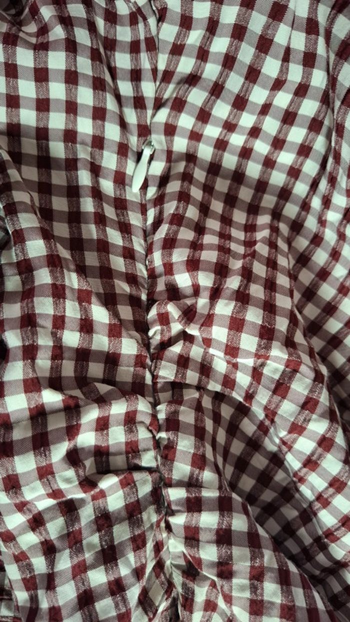 Top vichy marron - photo numéro 15