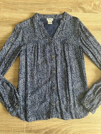 Chemise motif printanier