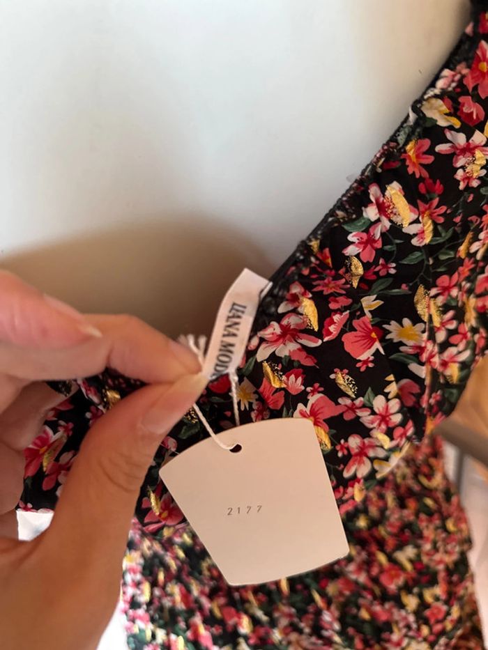 Robe taille unique fleurie femme - photo numéro 9