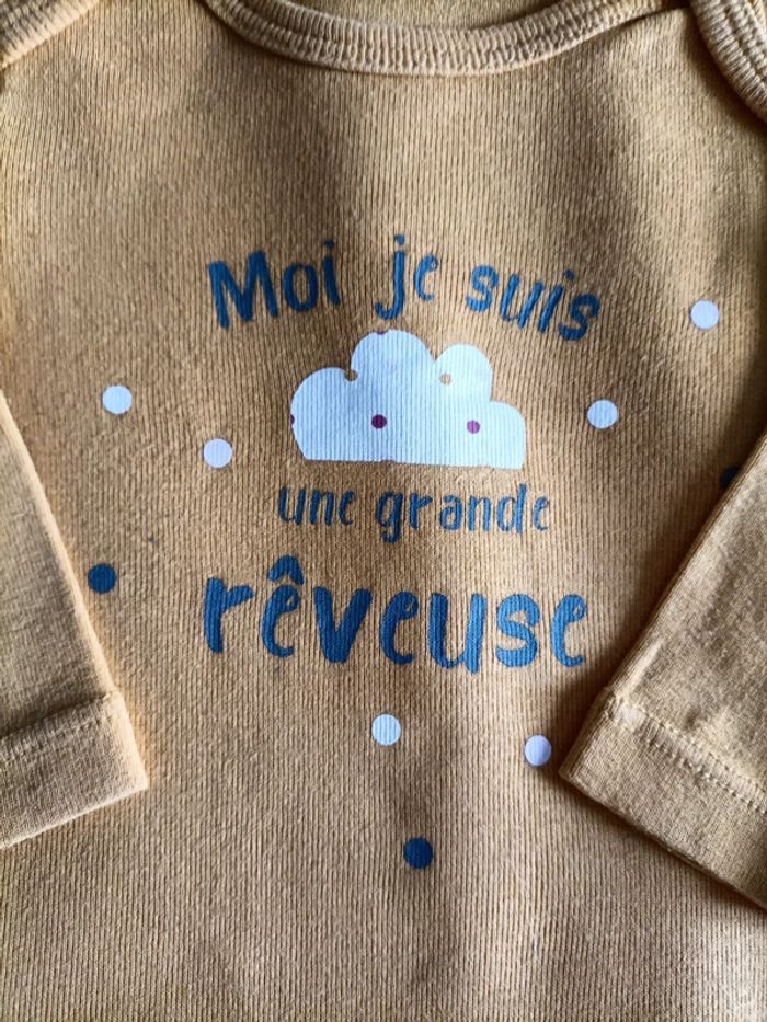 Bodie manches longues moutarde 1 mois - photo numéro 2