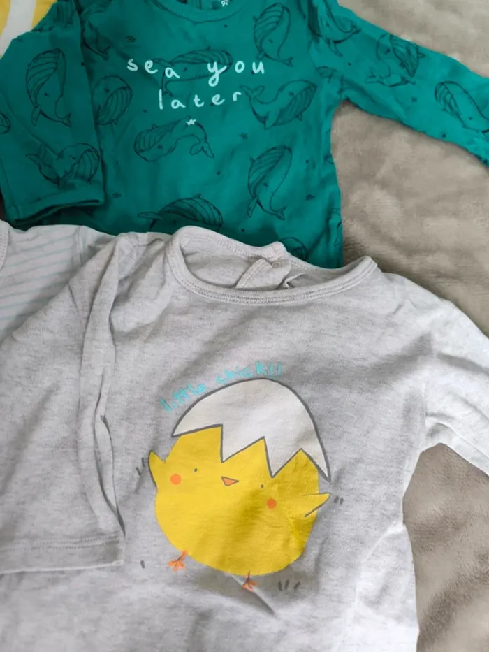 Lot pyjamas fins 9 mois - photo numéro 3