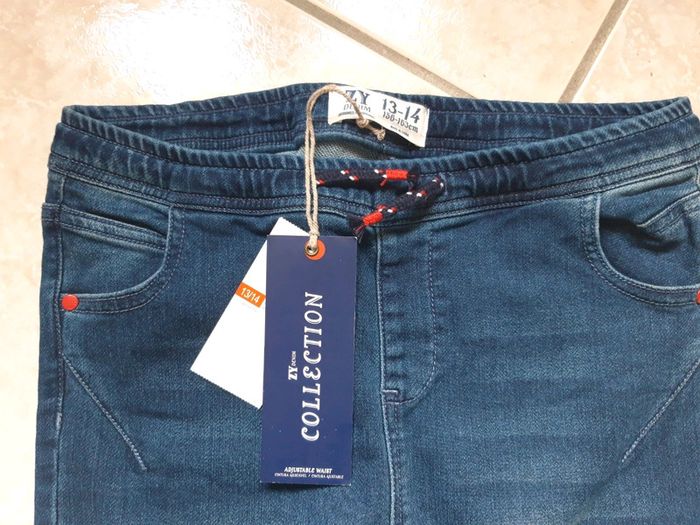 Jean garçon taille élastique  ziggy - photo numéro 2