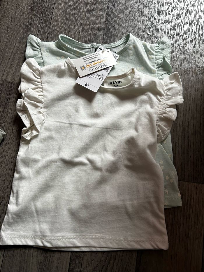 2 tee shirts 6 mois