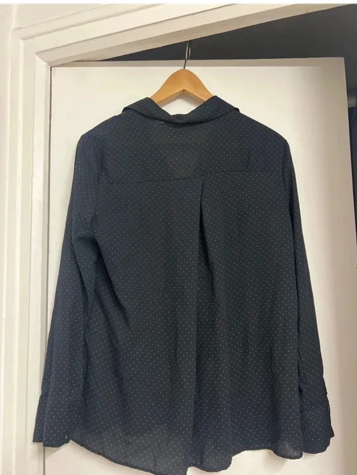 Chemisier à pois parisien chic - mango -- taille m - neuf - photo numéro 3