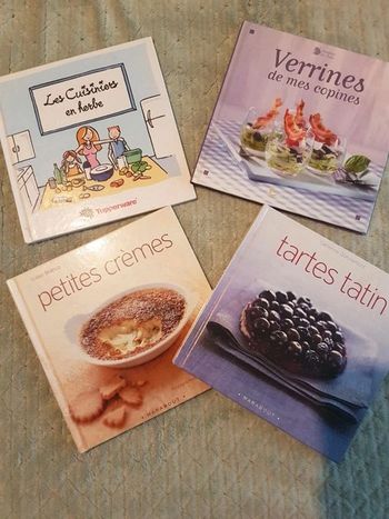 Lot livre tupperware tarte crèmes verrines