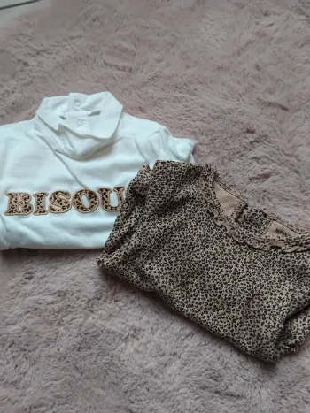 Lot de 2 t-shirts 18 mois