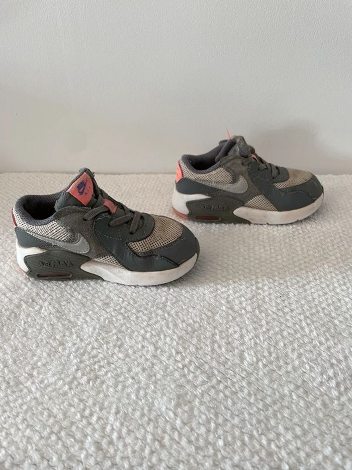 Baskets Nike Air fille grises et roses 26 - photo numéro 8