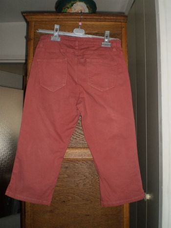 PANTACOURT T 38 camaieu coton elasthanne