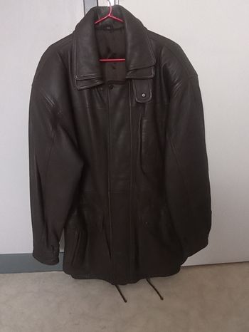 Parka cuir