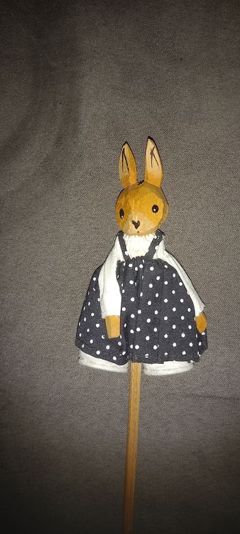 Décoration lapin.en bois