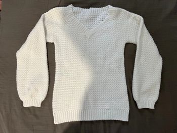 Pull en laine blanc