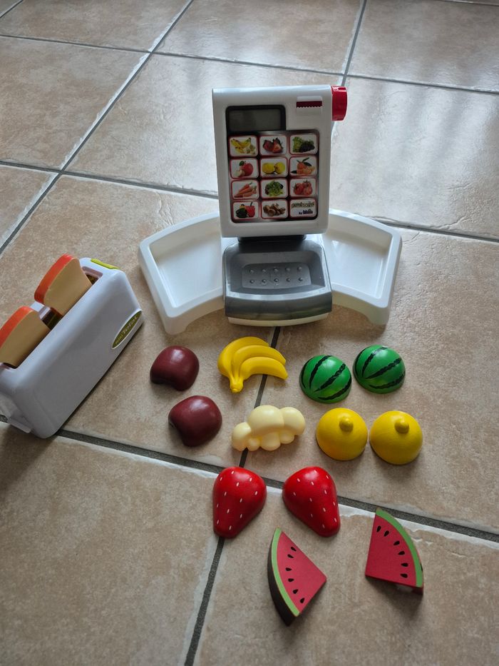 Caisse enregistreuse et balance à fruits klein - photo numéro 5