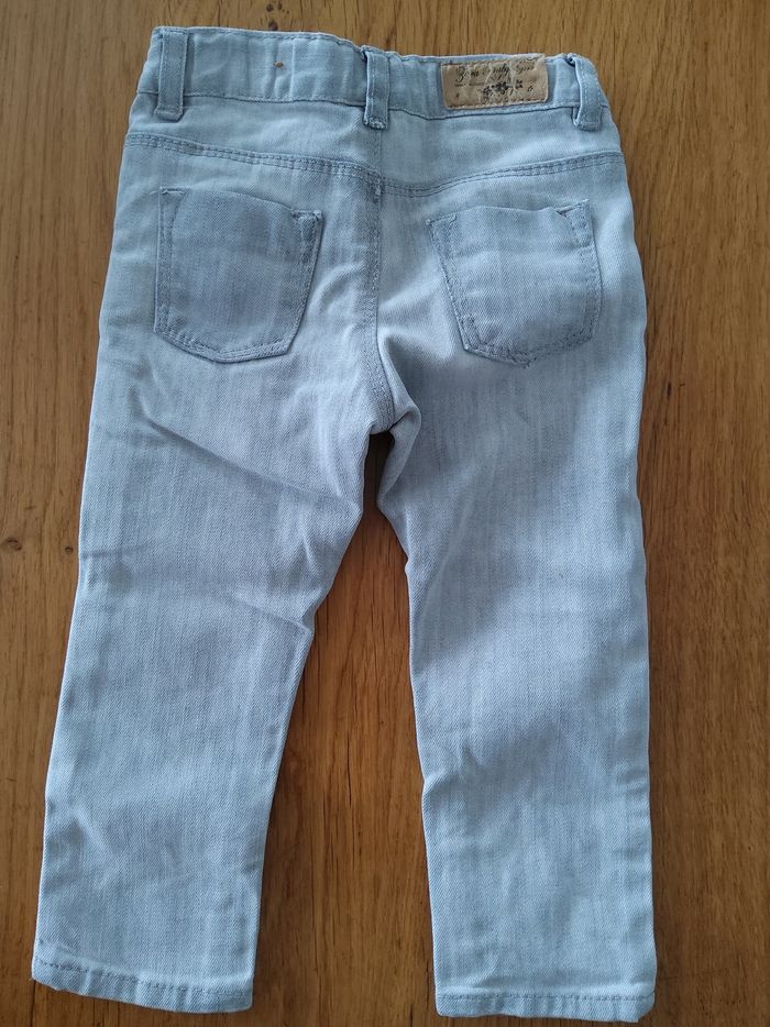 Jeans gris clair Zara baby - photo numéro 2