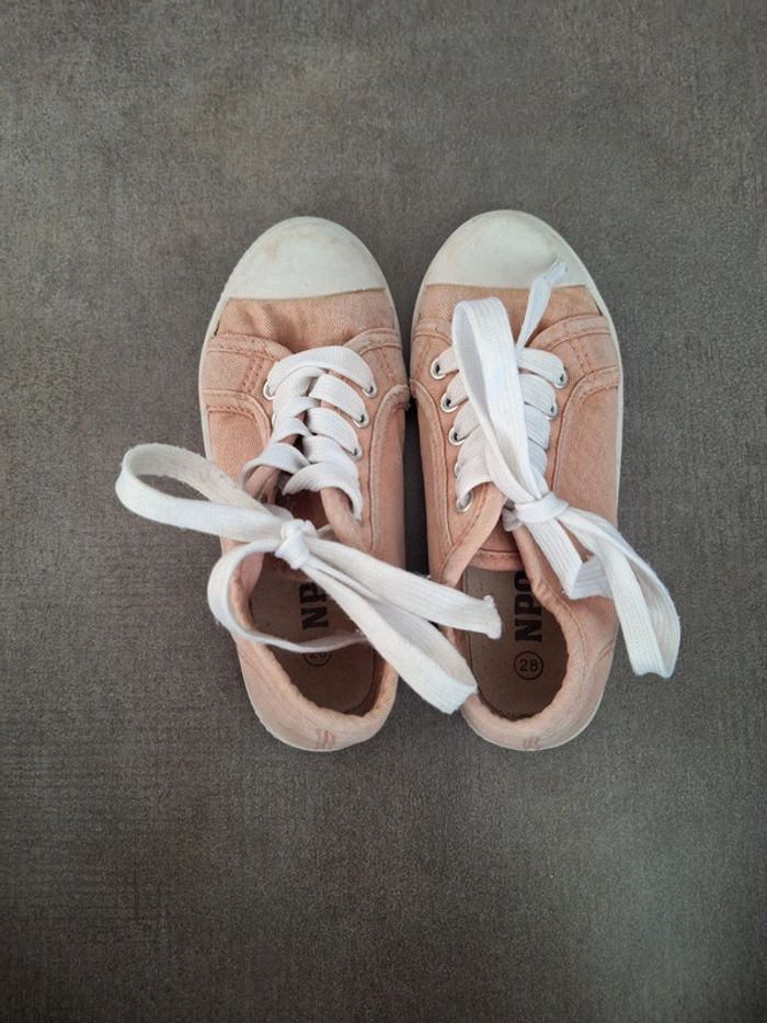 Chaussures toile fille NPO 28