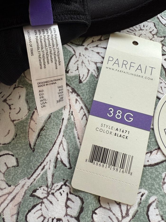 Neuf - Soutien Gorge noir Parfait Lingerie - Taille 100i - photo numéro 8