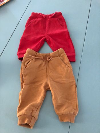 2 pantalons de jogging orchestra