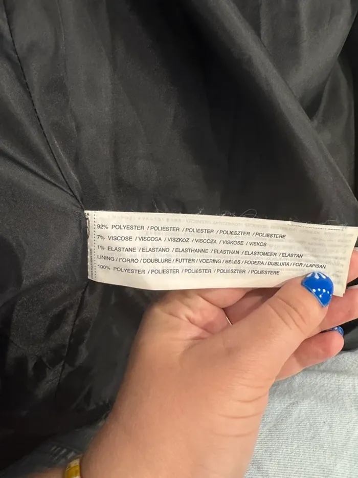 Manteau noir Mango XS - photo numéro 7