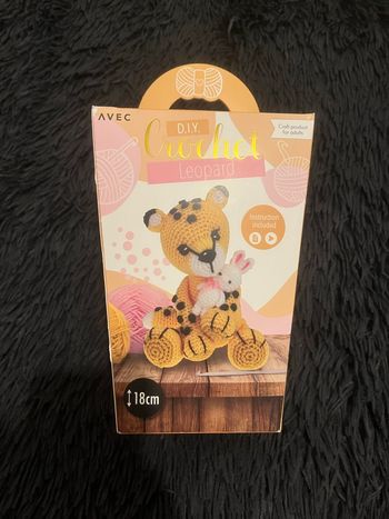 Kit de crochet léopard