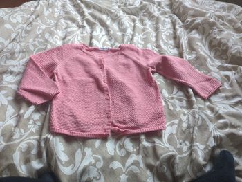 Gilet rose bout'chou 24 mois