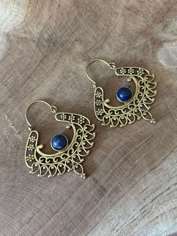 Boucles d’oreilles lapis lazuli