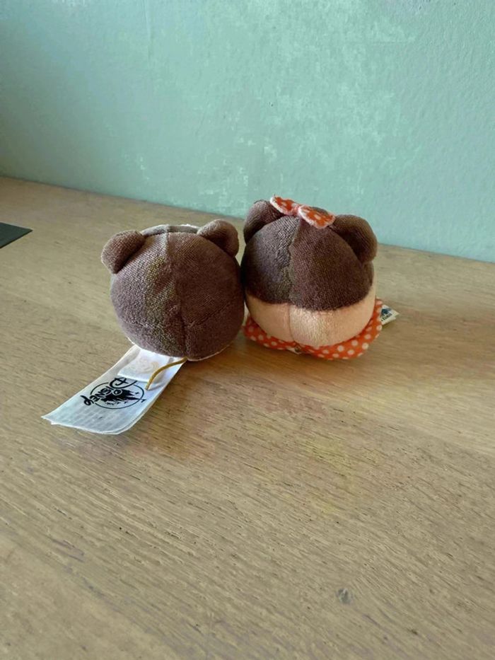 Lot 2 peluches Mickey et Minnie Ufufy - Très bon état - Officiel Disneyland Paris - photo numéro 2