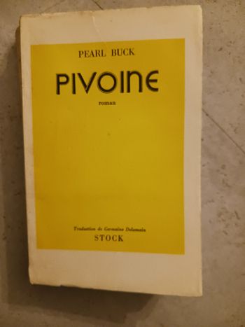 livre ancien Pivoine Pearl Buck