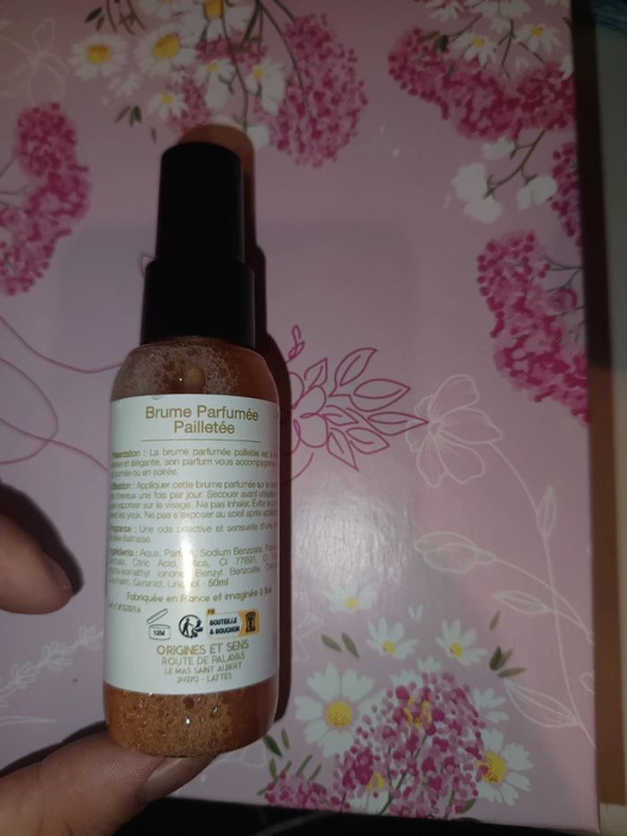 Brume parfumée pailletée purabali - photo numéro 2