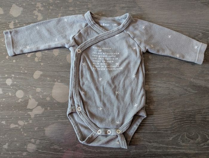Body manches longues mamounette - photo numéro 2