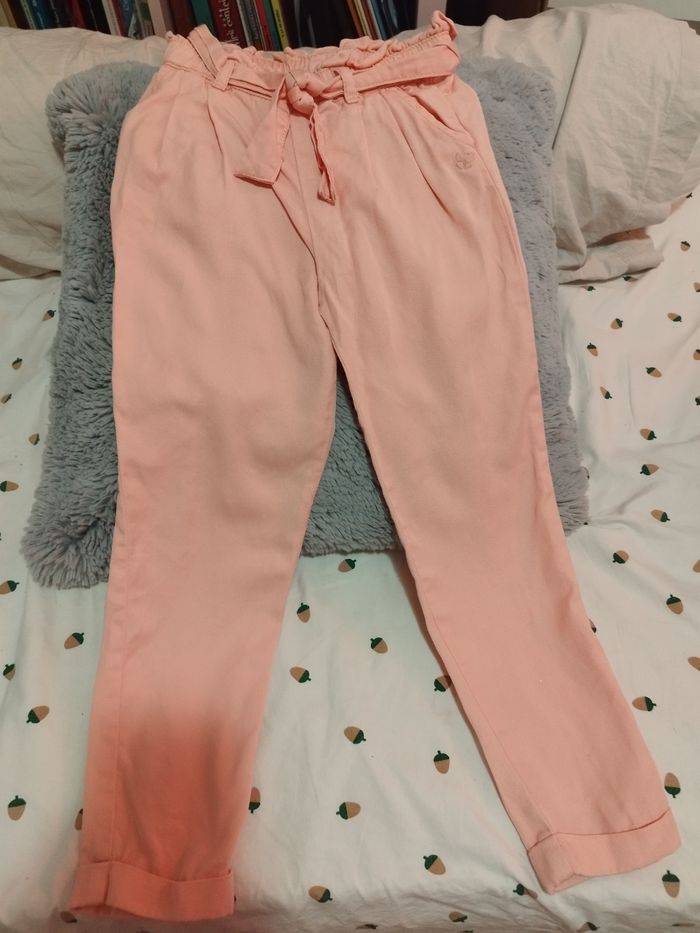Pantalon taille haute fille - photo numéro 3