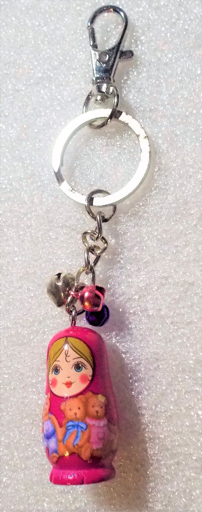 Porte clés Bijou de Sac "BBJ" - photo numéro 3