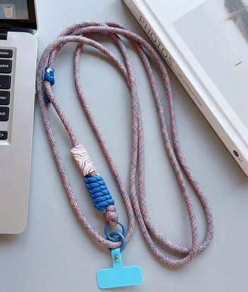 Cordon téléphone tour de cou tressé – Neuf et tendance