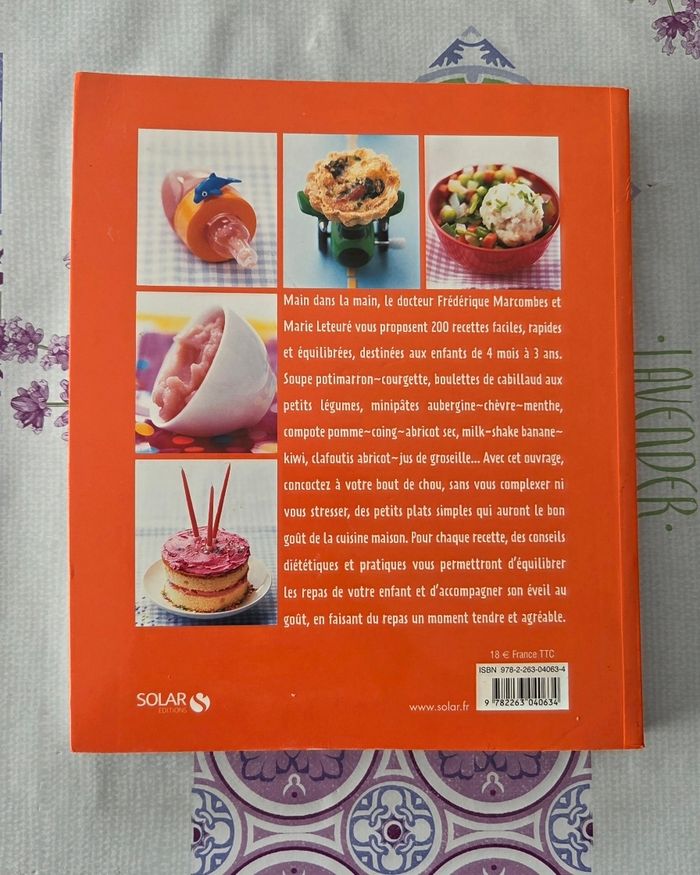 Livre Mes petits plats pour bébé - 4 mois à 3 ans - photo numéro 2