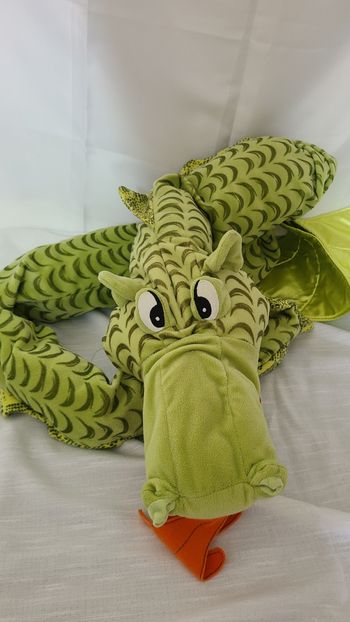 PELUCHE XXL IKEA GRAND DRAGON VERT MINNEN DRAKE 190 CM