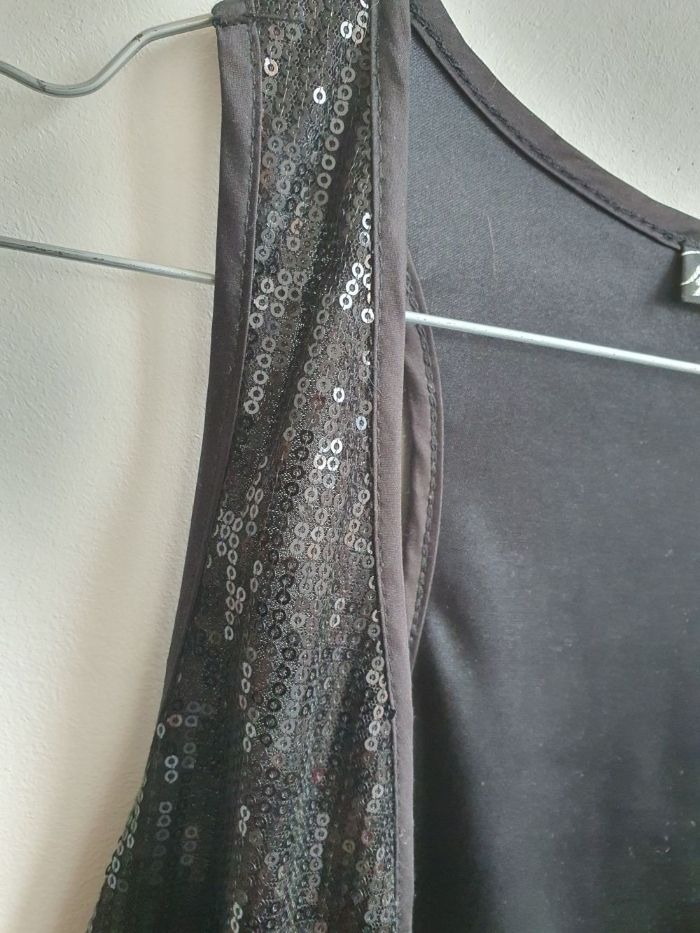 Gilet à paillettes femme S ou fille 14 ans - photo numéro 6