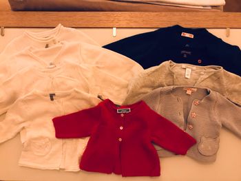 Lot 9 gilets laine - 3 mois