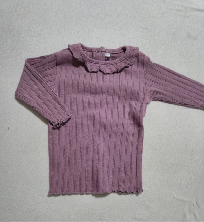 💜 Pull fin bébé Zeeman – 68 cm (6 mois env.)